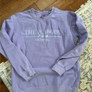 Purple Peabody Memphis Sweatshirt